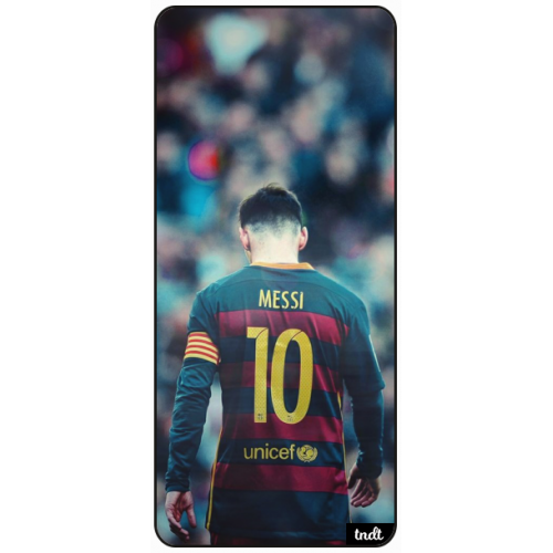Messi de Espaldas Barcelona