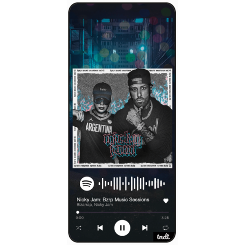 Musica Bzrap Nicky Jam Spotify QR