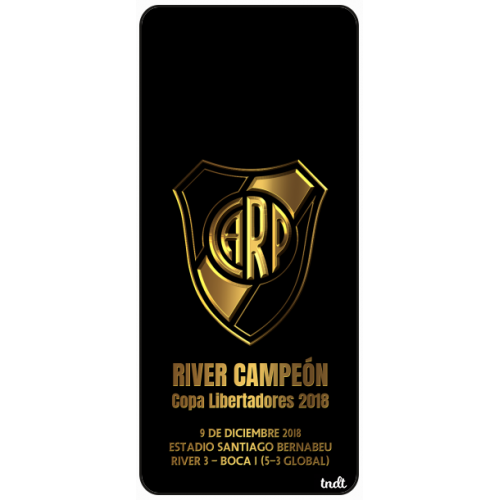 River Escudo Campeón Dorado