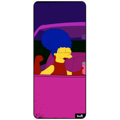 Los Simpson Marge y Homero diseño compartido