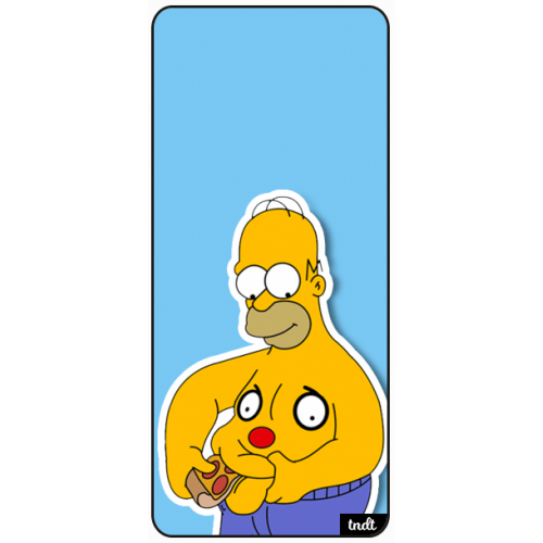 Los Simpson Homero Pizza