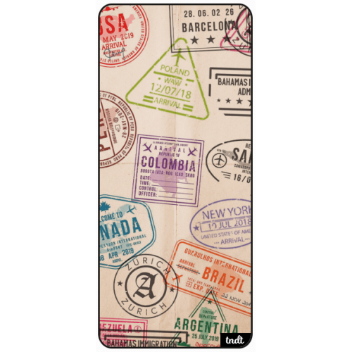 Viajes Sellos Vintage Pasaporte