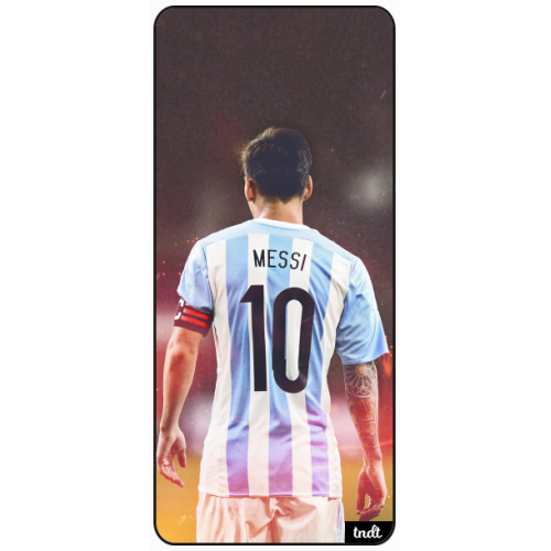 Messi Espalda Rojo Argentina